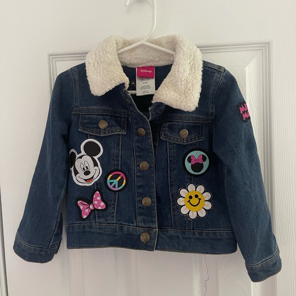 Disney Minnie Mouse denim jacket 3T